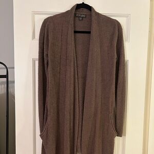 Barefoot Dreams CozyChic Lite Brown Cardigan